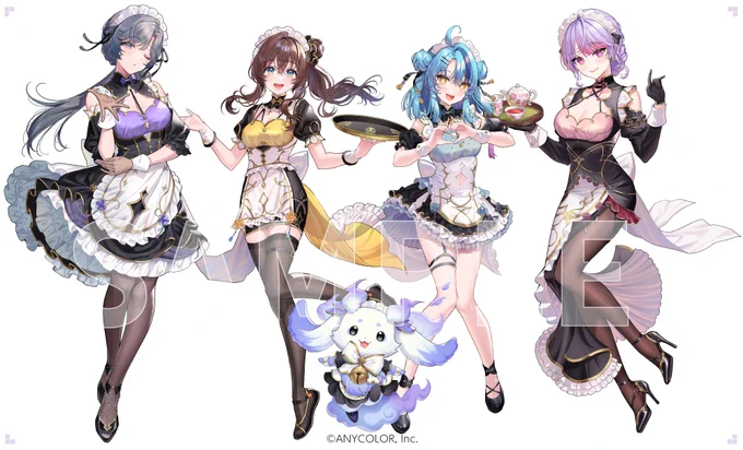 にじさんじ「いずれ菖蒲か杜若」さんHalf Anniversaryグッズ用のお写真撮らせていただきましたハーフアニバーサリーおめでとうございます 