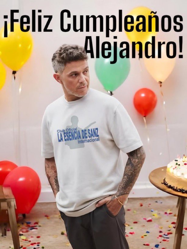 LaEsenciaSanz's tweet photo. ¡Feliz Cumpleaños, Alejandro! Gracias por un año más compartiendo con nosotros tu existencia, tu talento y tu bondad. Te amamos. @AlejandroSanz #AlejandroSanz #PalmerasEnElJardin #FelizCumpleañosSanz  💙✨🥳 https://t.co/dZensbpDoI