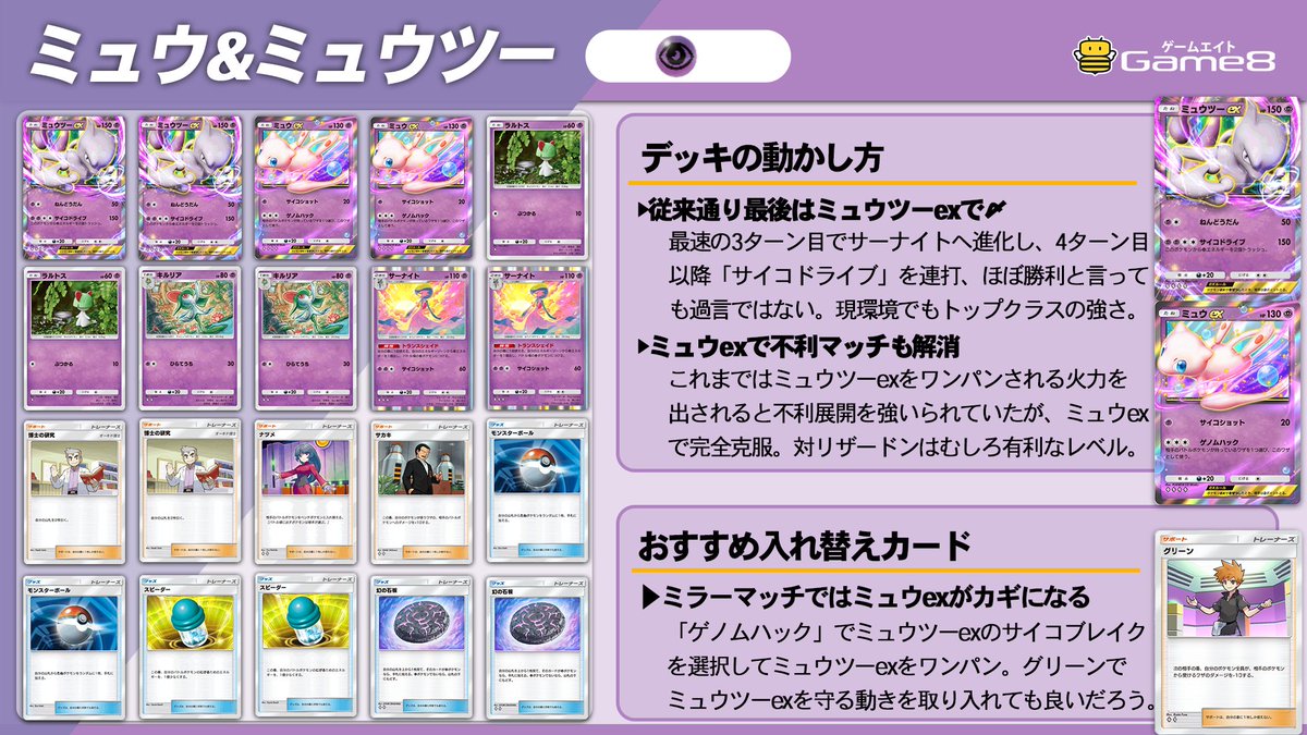 ポケポケ ミュウ&ミュウツーデッキ】 上位勢では既に研究が始まって