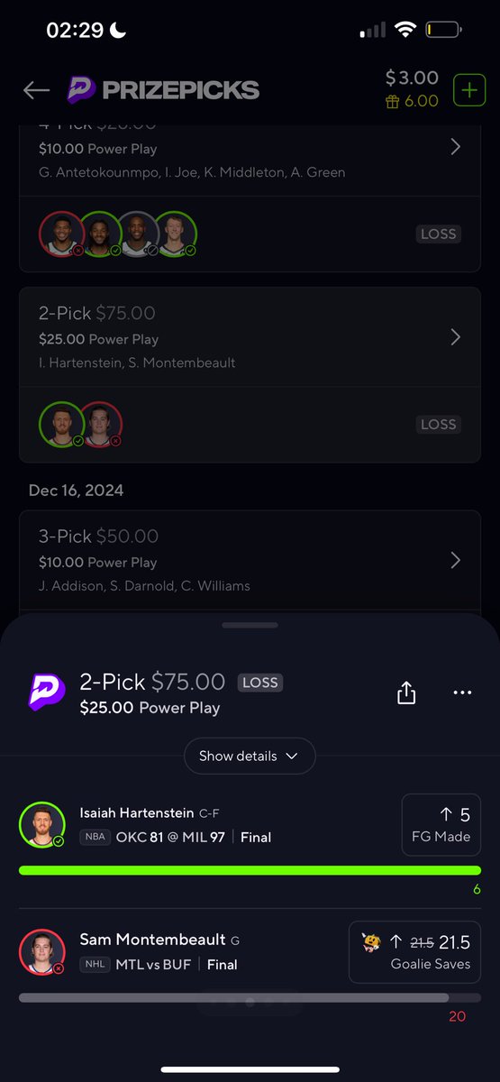 gonzomillion's tweet photo. @PrizePicks man this was a tough one … https://t.co/ReYwPpBhX1
