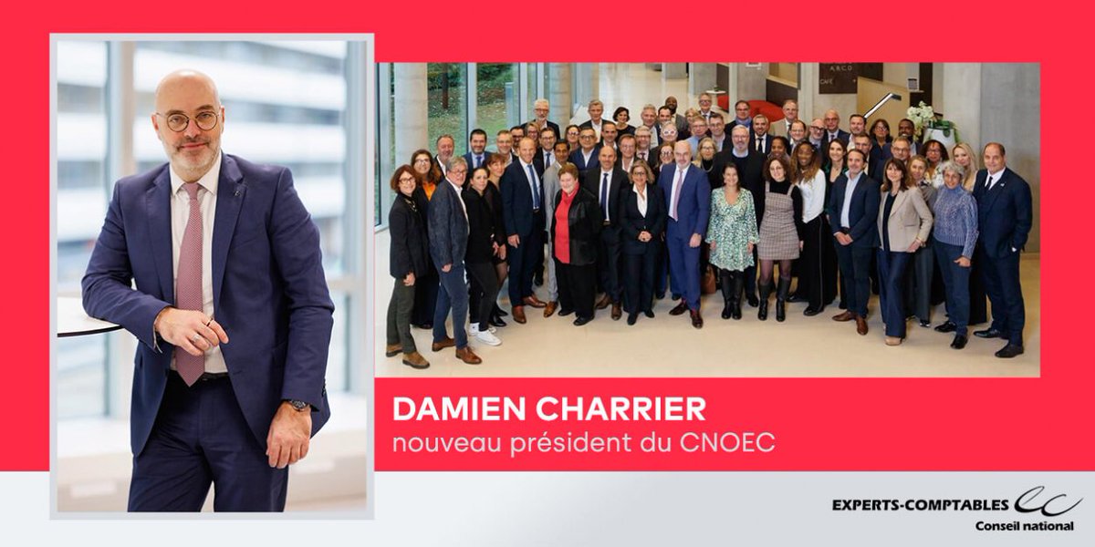 📣 [Flash info #Élections] <a href="/damiencharrier/">Damien CHARRIER</a> a été élu président du Conseil national de l'ordre des experts-comptables (<a href="/CSOEC/">CNOEC 🚀</a>) 👉 blog.apar.fr/articles/24-12…