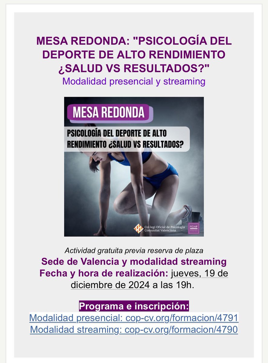 Para asistir on line:

cop-cv.org/formacion/4790…