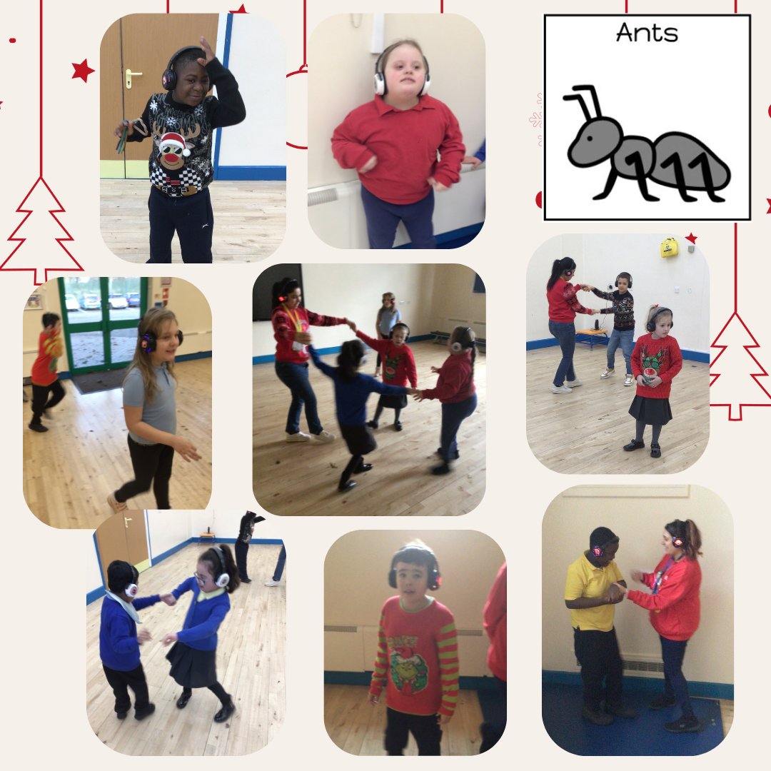 This week in Ants class, the children attended a silent disco. They loved showing off their dancing and listening to the music in their Christmas jumpers.