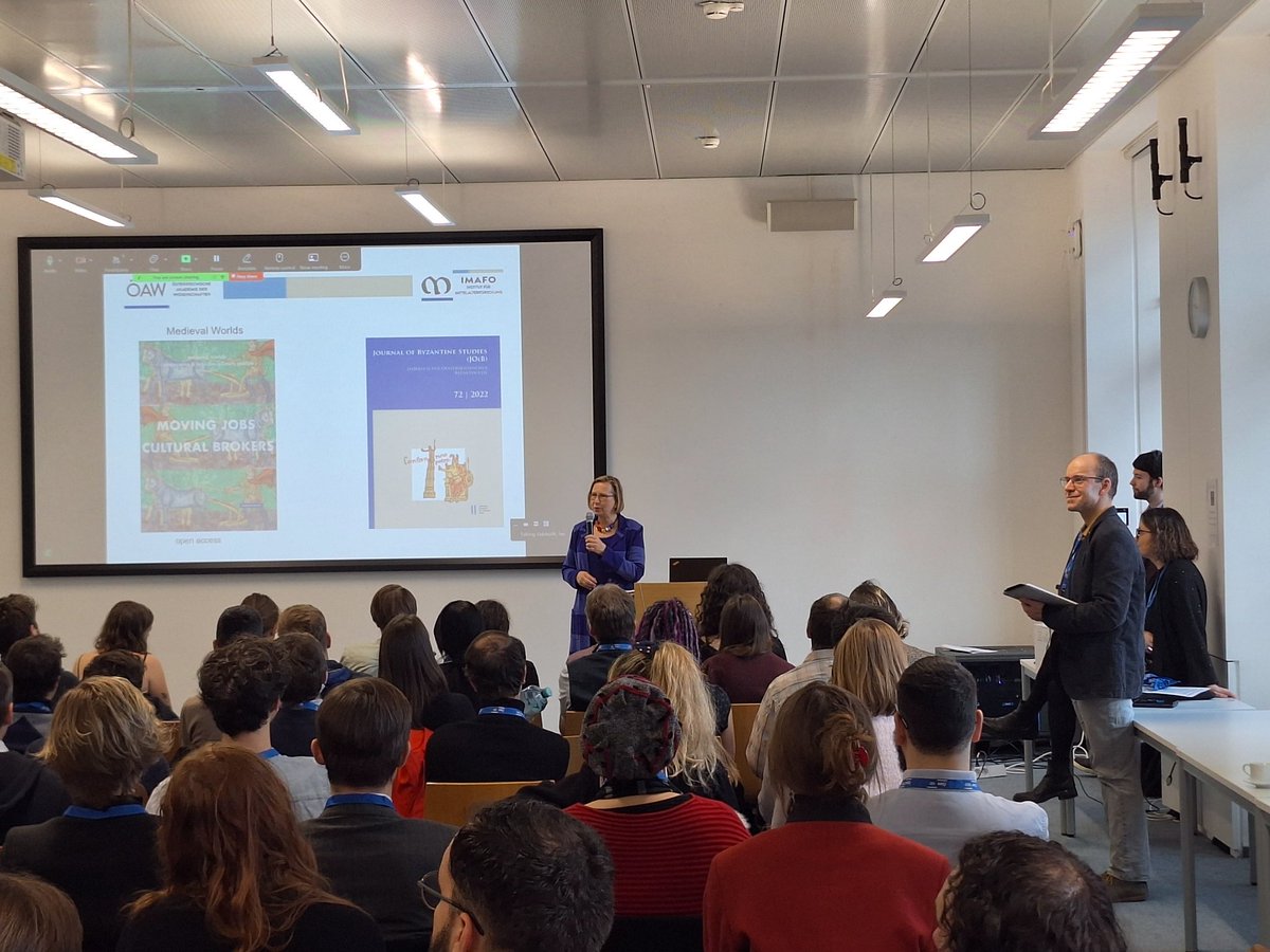 Our #HTR Winter School is off to an amazing start! After Jan Odstrčilík's opening words, Prof Claudia Rapp gave a warm welcome to everyone here at <a href="/imafo_oeaw/">IMAFO</a>. Looking forward to productive 3 days of collaboration and discovery in the world of manuscript digital recognition!