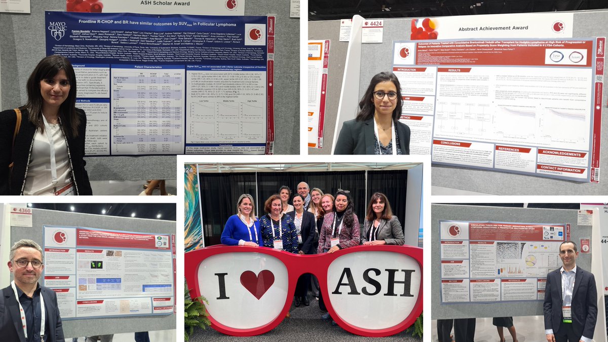 [LYSA congress] 

📷A look back at these few days at the 66th annual meeting of <a href="/ASH_hematology/">ASH</a> 

💡 LYSA present 20 abstracts : urlr.me/RZqz6B

Great opportunity to exchange ideas with lymphoma specialists from all over the world!

#ASH2024 #Hematology #Lymphoma