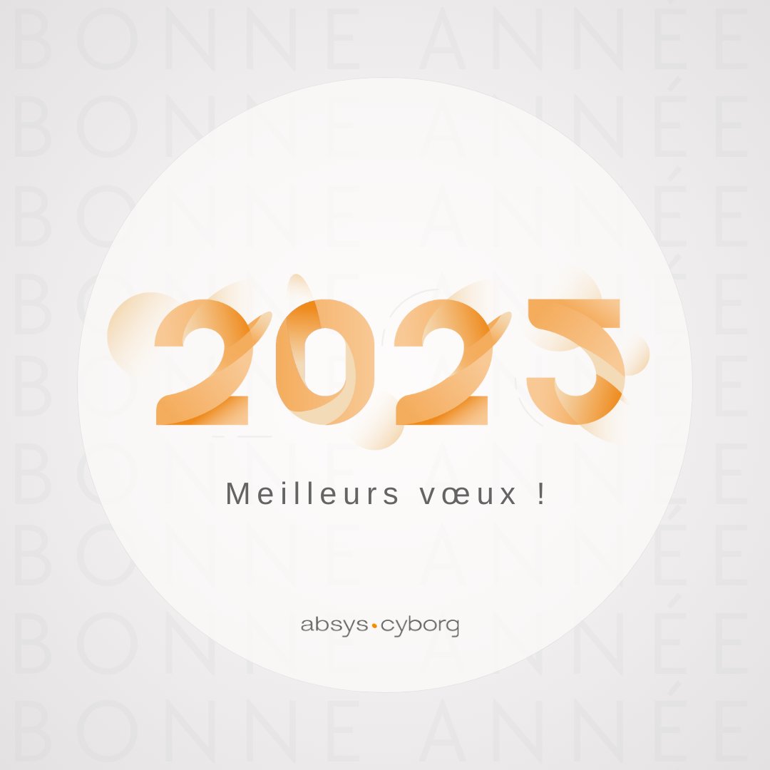 ✨Les équipes Absys Cyborg vous présentent leurs meilleurs vœux. ✨

Pour 2025, nous avons préparé une recette spéciale :

🔹Une dose d’ambition,
🔹Un soupçon d’innovation,
🔹Et beaucoup de succès à partager ! 🎯

#Voeux2025 #BonneAnnée #MeilleursVoeux #SuccèsPartagé