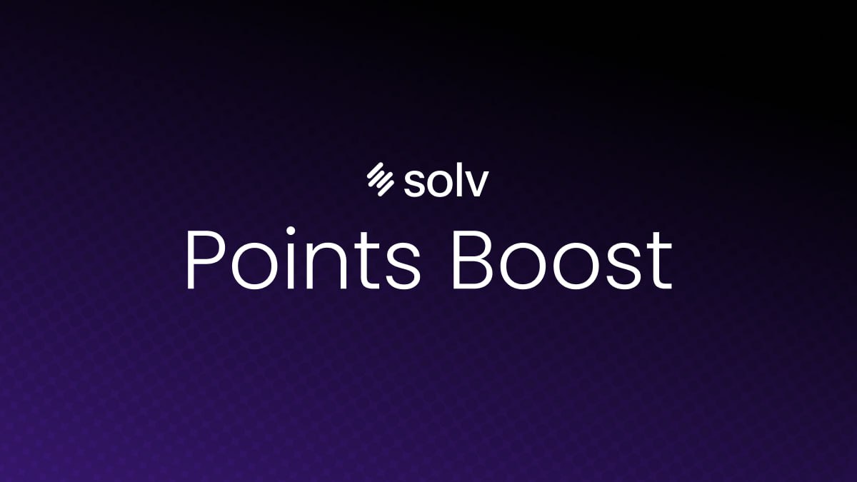 SoluProtecol's tweet photo. @SolvProtocol The Solv Rewards proposal is now live!

Join the first 1,000 participants and earn an exclusive Points Boost.

Learn more here ⤵️
https://t.co/wSXMnqlfS4 https://t.co/EHwTVTQyEc