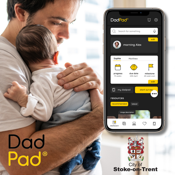 #newdad or #dadtobe in #StokeOnTrent? Download the new DadPad app for top tips on #parenthood – from how to hold your #baby, to surviving without sleep: bit.ly/2HaSLTb <a href="/SoTCityCouncil/">Stoke-on-Trent CC</a> <a href="/dadpaduk/">The DadPad - hello@thedadpad.co.uk</a>