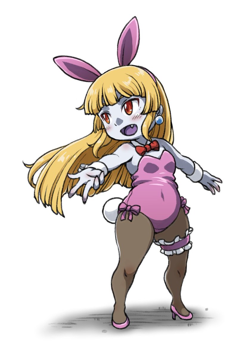 カキカキ… バニーサーラちゃん。 