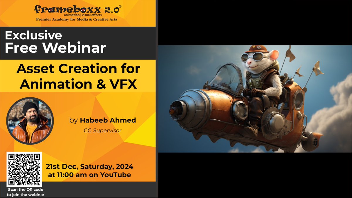 Webinar: Asset Creation

In this seminar, We will explore what it takes to achieve high-quality asset aesthetics, covering both general technical requirements and studio-specific best practices.
Date: 21st December, 2024
Time: 11 am onwards
Webinar link: youtube.com/watch?v=D3FJj5…