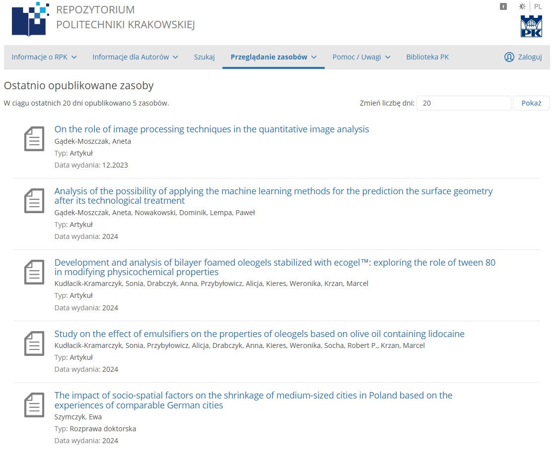 Biblioteka_PK's tweet photo. 📢Nowości w Repozytorium #PolitechnikaKrakowska 📚👉https://t.co/XRIpi42aH7 #Repozytorium #OpenAccess #OpenScience #AcademicJournals #AcademicPapers https://t.co/f2tok39vX9