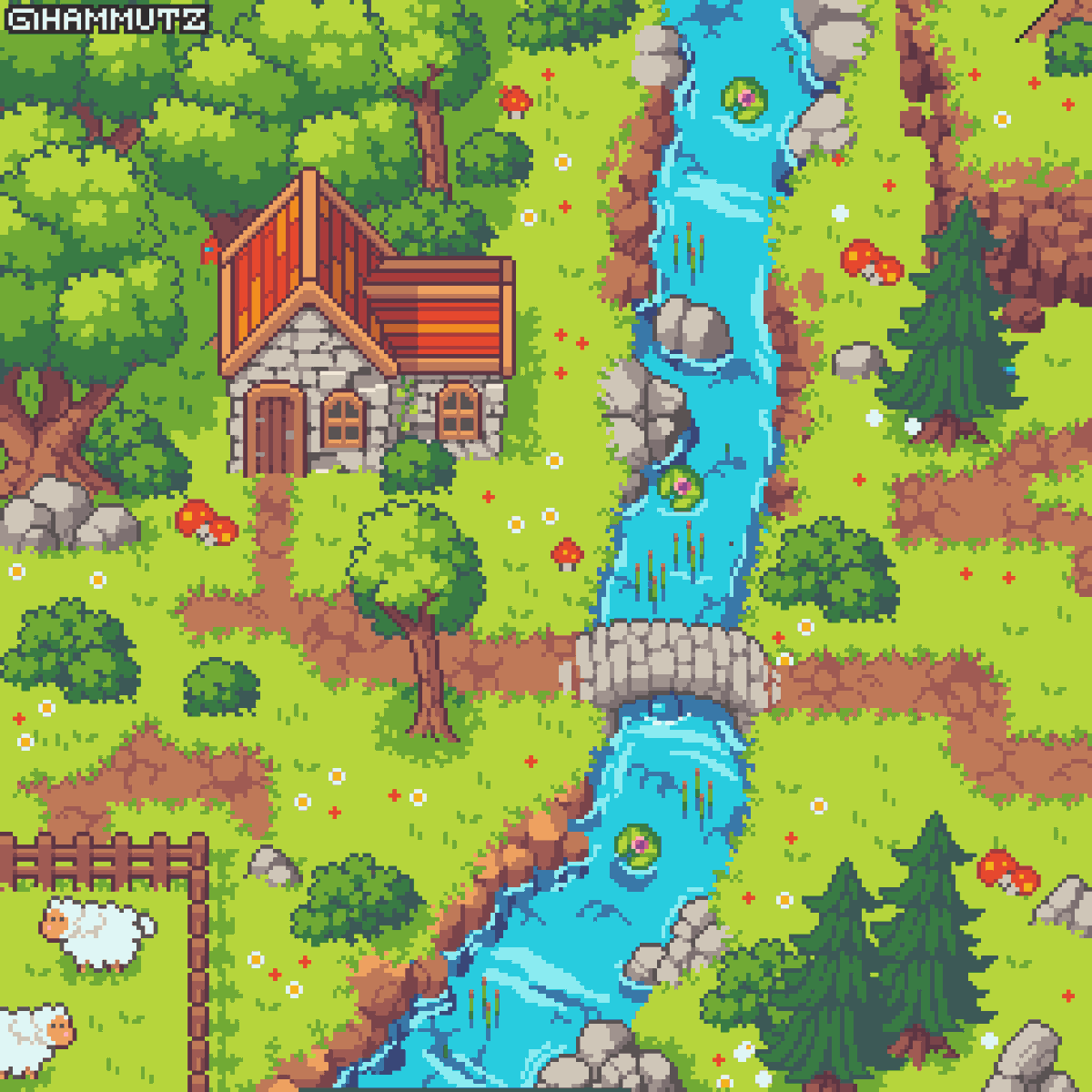 Hammutz's tweet photo. Small house
#pixelart https://t.co/QFJ9WUupBI