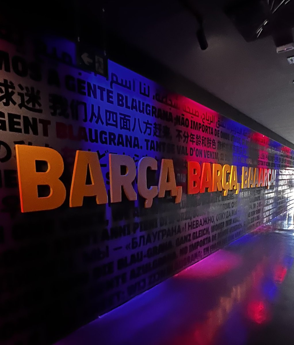 The Camp Nou experience! #FCBarcelona #FatherDaughterTravelTradition