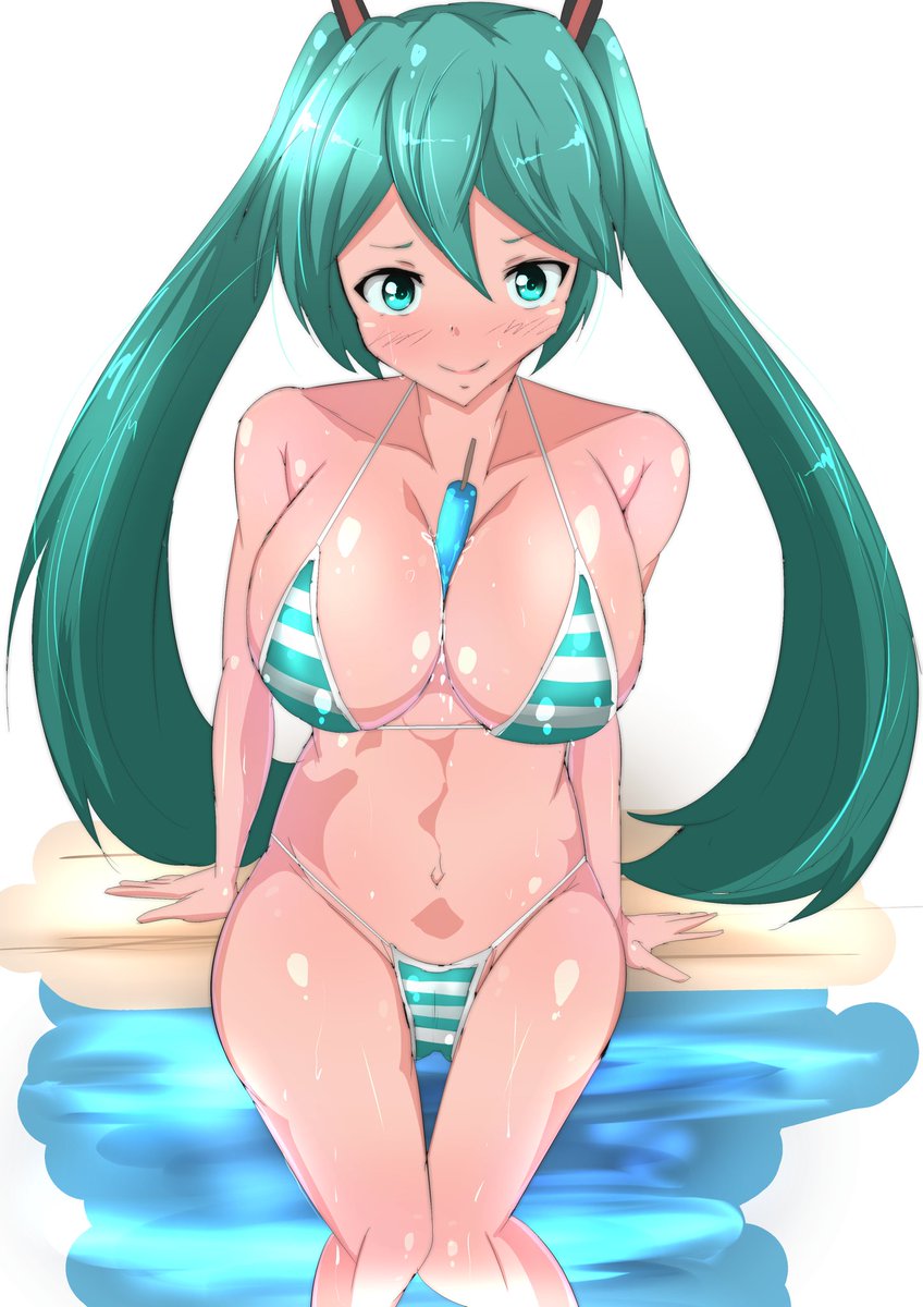 #寒い時こそ水着絵を貼ろう 