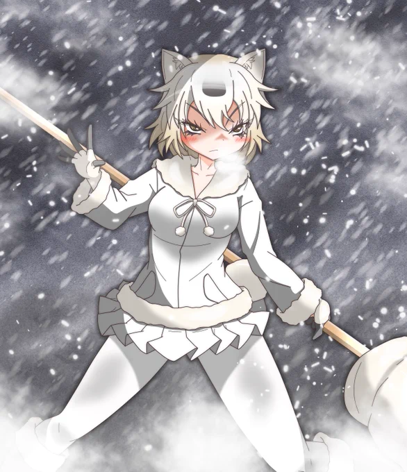 吹雪とホッキョクグマ#けものフレンズ 