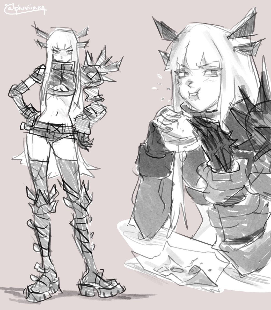 pluviiaxp's tweet photo. might finish later its 4am #magik #marvelrivals #wip https://t.co/jEWlxjucCT