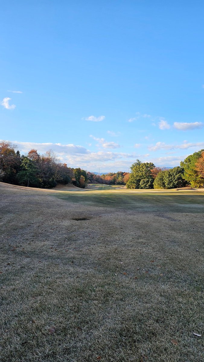 気持ちいい　ゴルフ日和