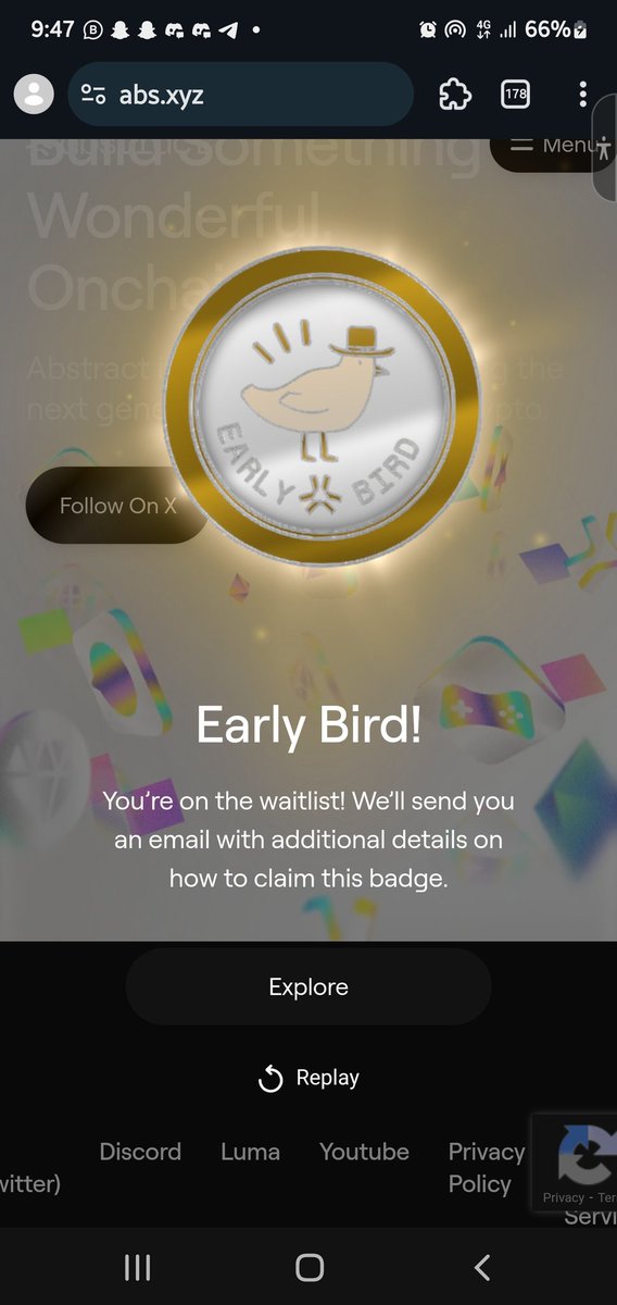 OneNationGuy's tweet photo. Abstract is the platform powering the next generation of consumer crypto.
Join waitlist below ⤵️
➡️https://t.co/rg54KEi9wr
➡️Input your email
➡️Verify email
Don't fade
#onenationguy
OneLove ❤️🌹 https://t.co/oLtff5OP7P