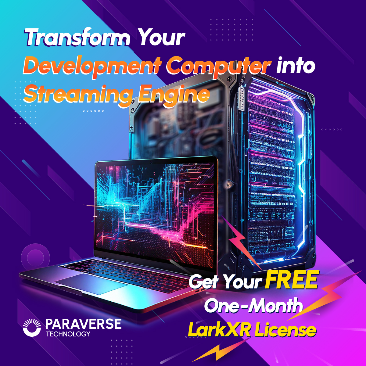 PVT_Paraverse's tweet image. Transform Your #DevPC Into a #Streaming Engine
🚀 Zero-Barrier Entry: Use Your Existing Dev Machine
🔑 Get FREE 1-month #LarkXR License 
🌐 External Access: Fixed IP or #NAT Services Available

Sign up: console.paraverse.cc/#/activity/lic…  
Explore LarkXR:
paraverse.cc/larkxr