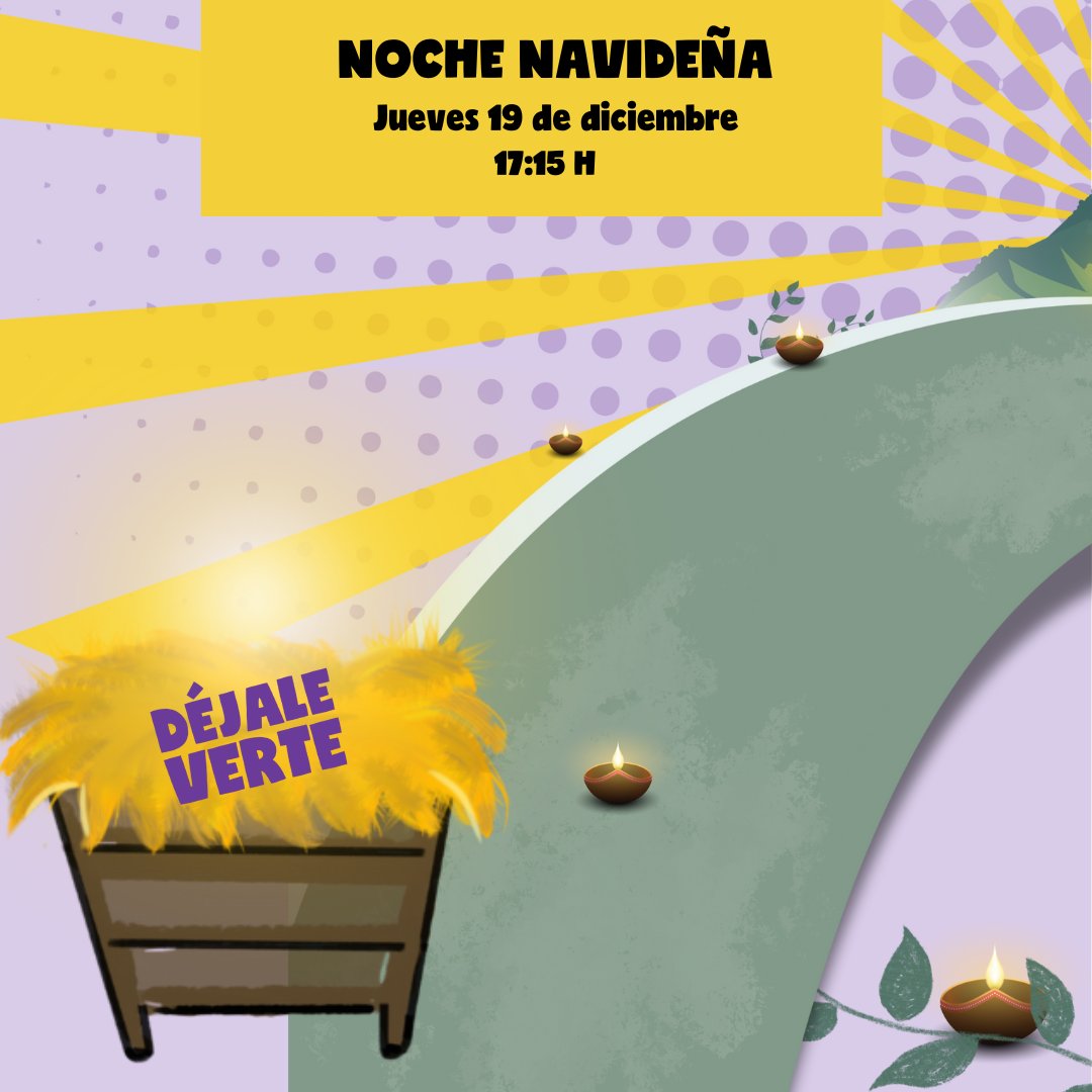 📌Noche Navideña 2024📌
Os esperamos el jueves 19 de diciembre a las 17:15h en el polideportivo.
¡Déjale verte!