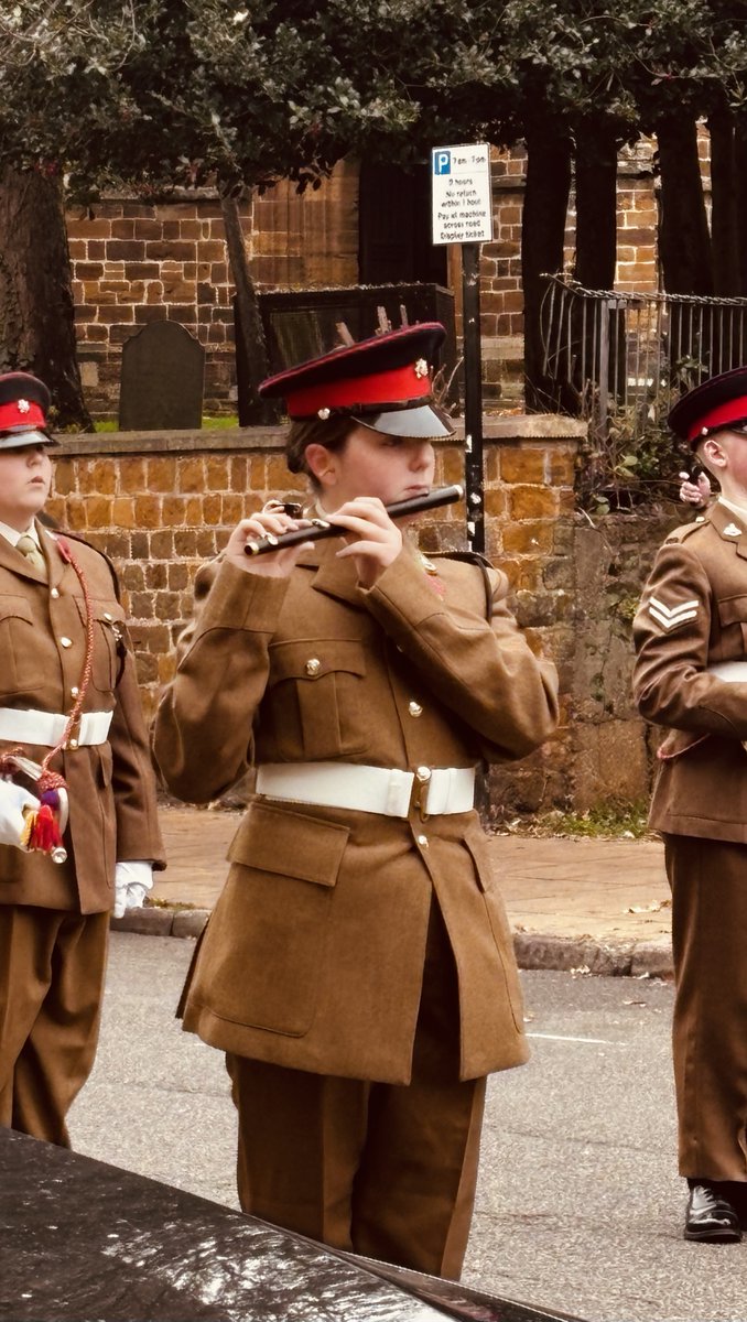 🌟 Celebrating our talented Spotlight pupils who are making a difference in the community! Huge shoutout to Eden, who played the flute for the Army drum corps at the Remembrance Day parade. 🎶❤️ Let's continue to support and uplift one another through the arts! <a href="/northacad/">Northampton Academy</a>