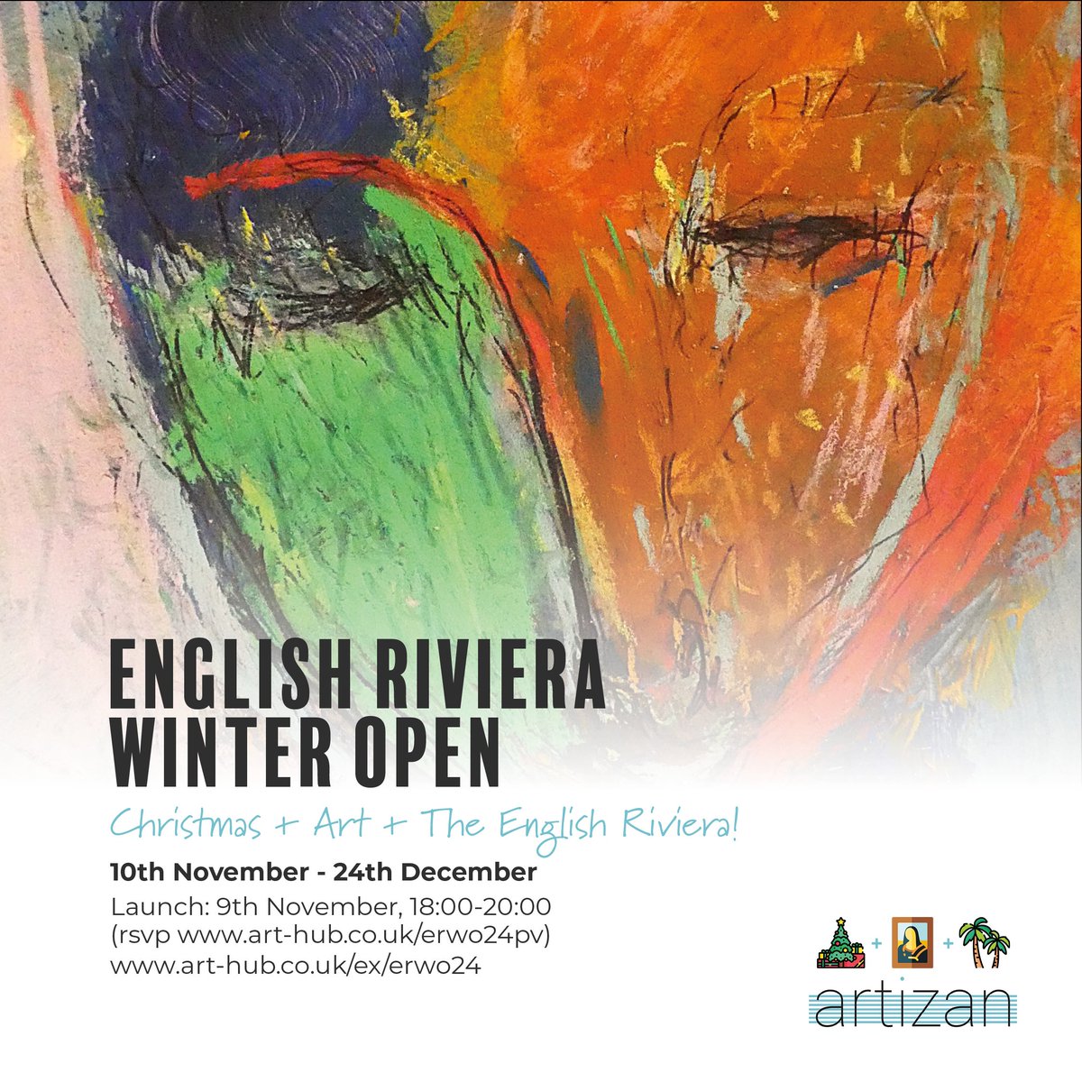 BenSnowdenArt's tweet photo. The English Riviera Winter Open 2024

My piece 'Love Replaces Pain' is in this fantastic exhibition! 

Artizan Gallery in #Torquay
Address: Unit 5 Fleet Walk, 74 Fleet Street, Torquay, TQ2 5EB
Exhibition Dates: 10th Nov – 24th Dec 2024 https://t.co/NGIuseMt6I