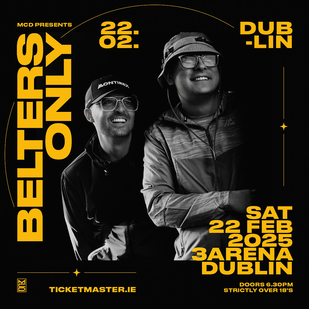 MCD Productions (@mcd_productions) on Twitter photo ๐๐ ๐๐ผ๐๐ ๐๐๐ โ Following their sold-out headliner last year, internationally renowned Dublin DJ duo <a href="/belters_only/">Belters Only</a> are set to return to 3Arena, Dublin on Saturday 22nd February 2025
๐ซ Book tickets now โก
bit.ly/Belters-Only-TM ๐๐ ๐๐ผ๐๐ ๐๐๐ โ Following their sold-out headliner last year, internationally renowned Dublin DJ duo <a href="/belters_only/">Belters Only</a> are set to return to 3Arena, Dublin on Saturday 22nd February 2025
๐ซ Book tickets now โก
bit.ly/Belters-Only-TM