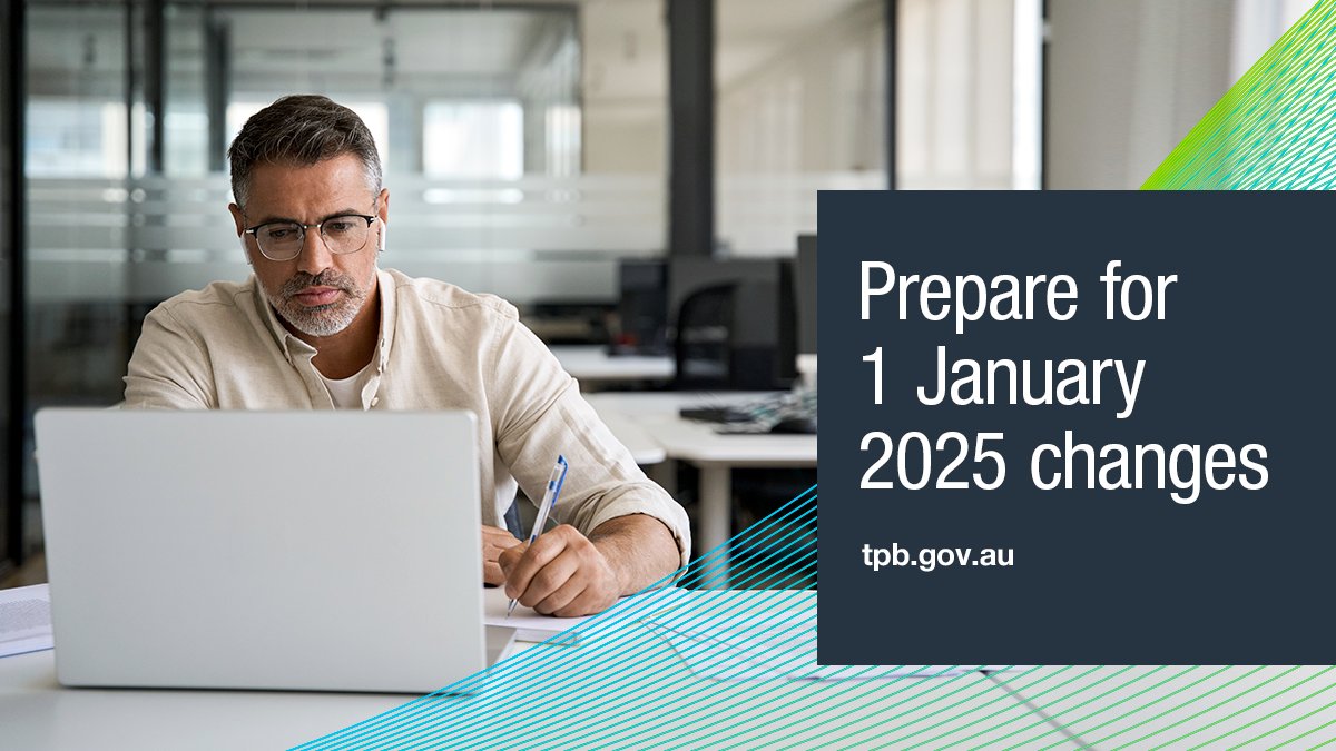 Don’t forget from 1 Jan 2025, large tax practitioners with more than 100 employees must comply with the 8 additional obligations as part of the Tax Agent Services (Code of Professional Conduct) Determination 2024. Get prepared, find out more: ow.ly/LBP050Urt1h