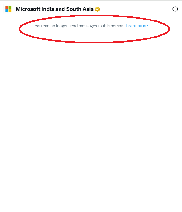 buildwithroyce's tweet photo. @MicrosoftIndia Yes, I still need help with billing. When I try to send you a DM, it shows the following... I haven't even sent a single DM and it says you can no longer send messages. Let me know... https://t.co/j6N1Zs6aHI