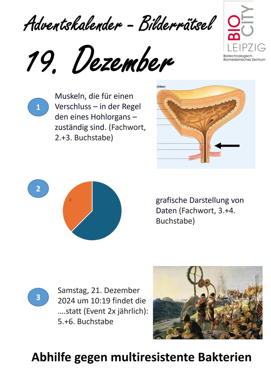Vorletzte Chance auf eine Adventsüberraschung! Ruf mit der Lösung an: 0341 212070