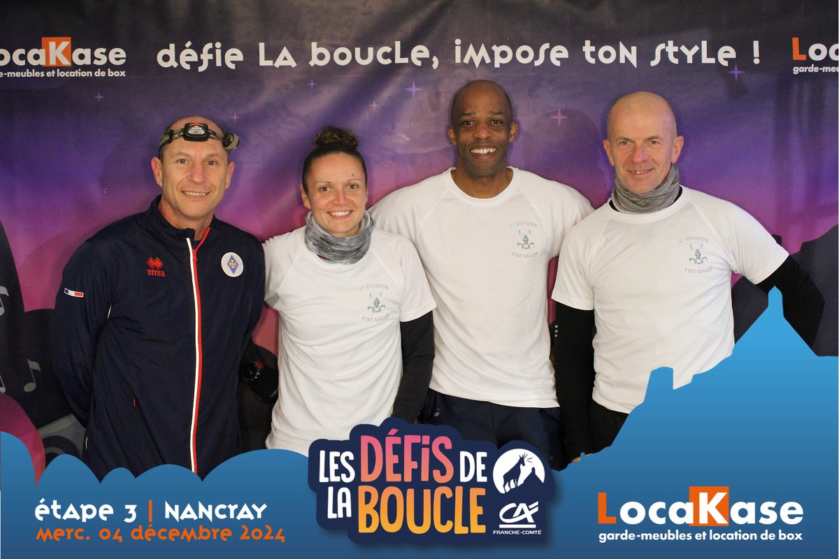 1reDivision's tweet image. #AlHonneur

Le capitaine Gilbert, l’adjudant-chef Olivier, l’adjudant Julien, l’adjudant Émilie et le sergent Nathan représentent brillament la 1re Division lors des Défis de la boucle, ici lors de l’étape de Nancray.

Bravo à eux pour cette performance 👏