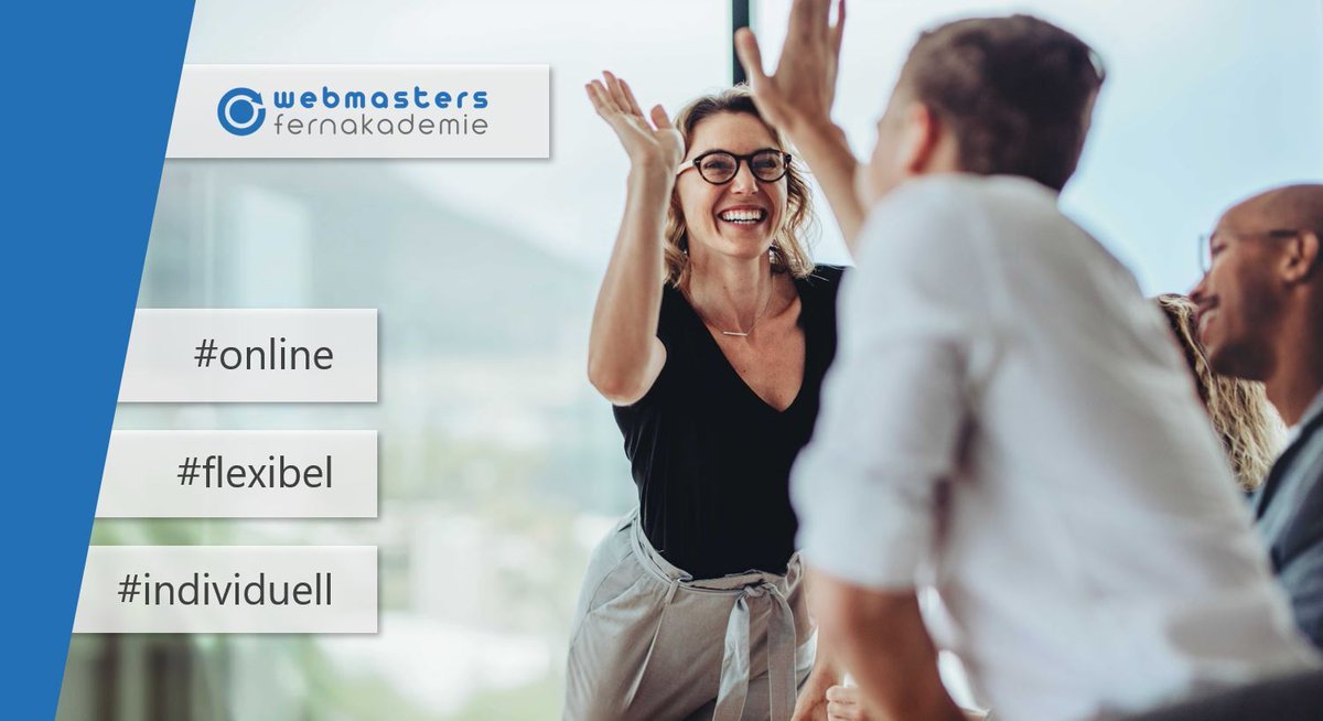 Jetzt die Chance ergreifen und berufliche Perspektiven schaffen! Dein Einstieg als Online Marketing Manager:in mit einer Weiterbildung bei Webmasters Fernakademie. Informiere Dich jetzt: t1p.de/5ipiy

(Tipp: #Förderung bis zu 100 % möglich: t1p.de/1ntps)
