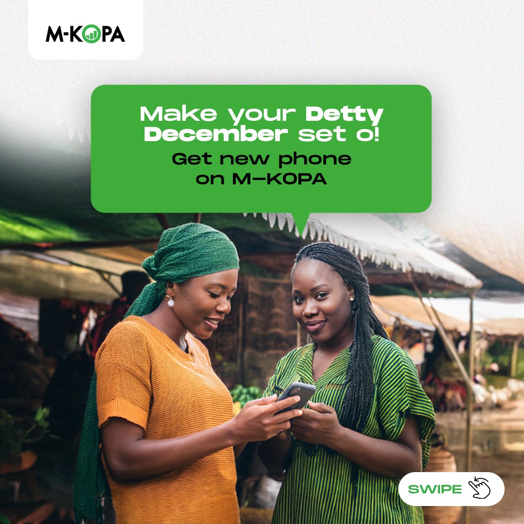 mkopanigeria's tweet photo. December wey go detty, na small small from November we don dey know.
Oya, visit us for the nearest M-KOPA branded store or WhatsApp us on 09049972275 make we know as you sef fii run your Detty December.
#MKOPA #OwnNowNow #MakeENOChoke https://t.co/z1zSFxpHGw