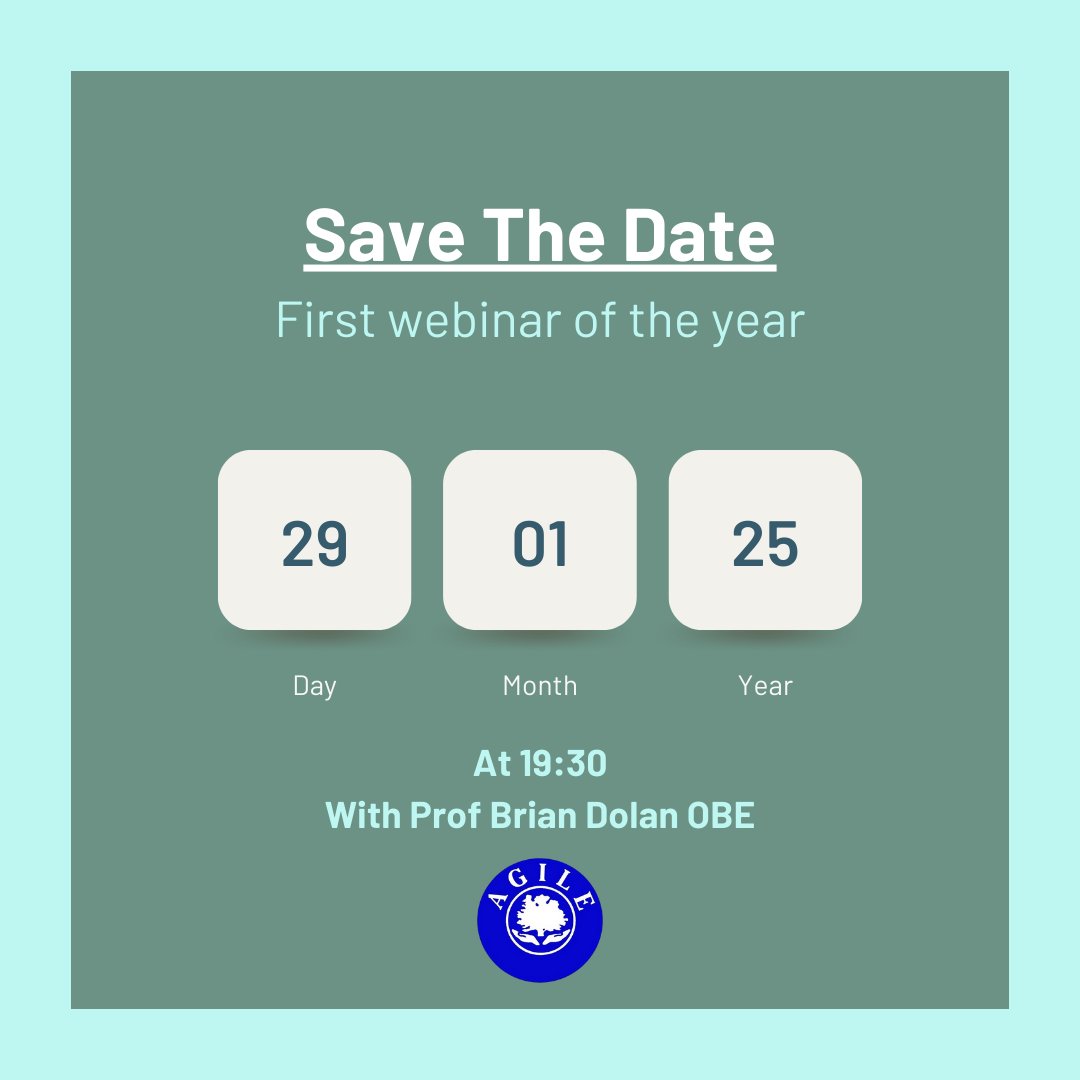 AGILE (@agilecsp) on Twitter photo SAVE THE DATE! We know there's lots of things going on beforehand, but we wanted to give you advanced notice of our first webinar of the year! Join us on the 29th January at 7:30pm to listen to <a href="/BrianwDolan/">Brian Dolan OBE, RMN, RGN</a>. #OlderPeople #Geriatrics #CSP #Physiotherapy SAVE THE DATE! We know there's lots of things going on beforehand, but we wanted to give you advanced notice of our first webinar of the year! Join us on the 29th January at 7:30pm to listen to <a href="/BrianwDolan/">Brian Dolan OBE, RMN, RGN</a>. #OlderPeople #Geriatrics #CSP #Physiotherapy