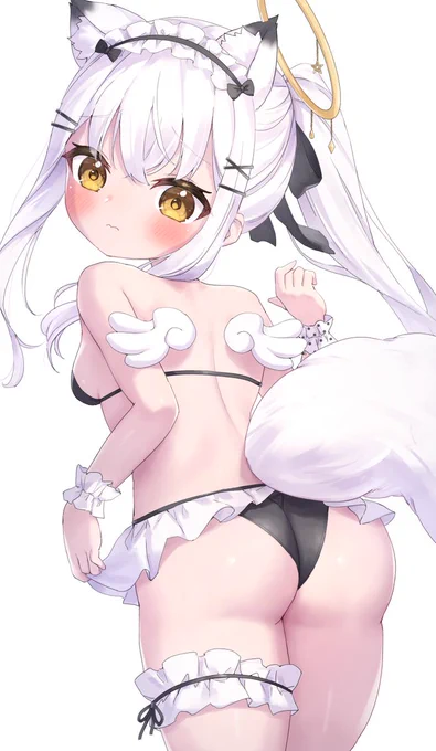 水着けもみみ天使ちゃん…を剥ぎました 