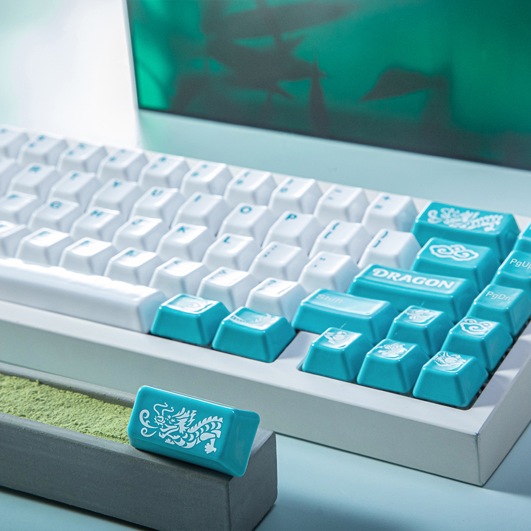 CerakeyOfficial's tweet photo. Step into the serene beauty of canal blue and intricate dragon designs, meticulously crafted onto ceramic keycaps, offering a typing experience enriched by cultural significance.💧

#novelkeys #dragonnovelkeys #cerakey #cerakeycaps #keycap #keycaps #keycapset #keycapdesign https://t.co/nzKwJfGe64