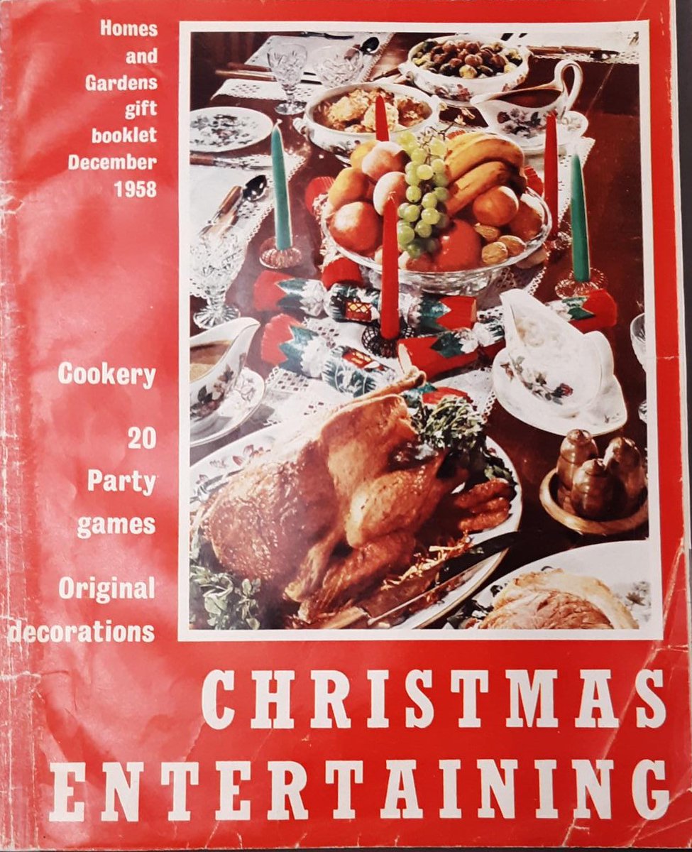 🎄Family coming over for Christmas? You might be in need of Homes and Gardens magazine's 'Christmas Entertaining' gift booklet from 1958 [AS PAM 7319].

It's part of our extensive, unique Andre Simon food and drink collection. Come and see for yourself in 2025! 🍽️