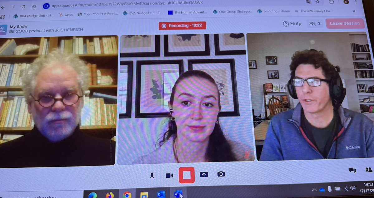 🎙 Exciting BEGOOD podcast episode coming soon!  
It was an honor to host <a href="/JoHenrich/">Joe Henrich</a>, <a href="/HarvardUnIver/">Harvard University</a> Professor and author of The Secret of Our Success and The WEIRDest People in the World.
🔔 Sign up to get notified: bvanudgeconsulting.com/b-e-good-podca…