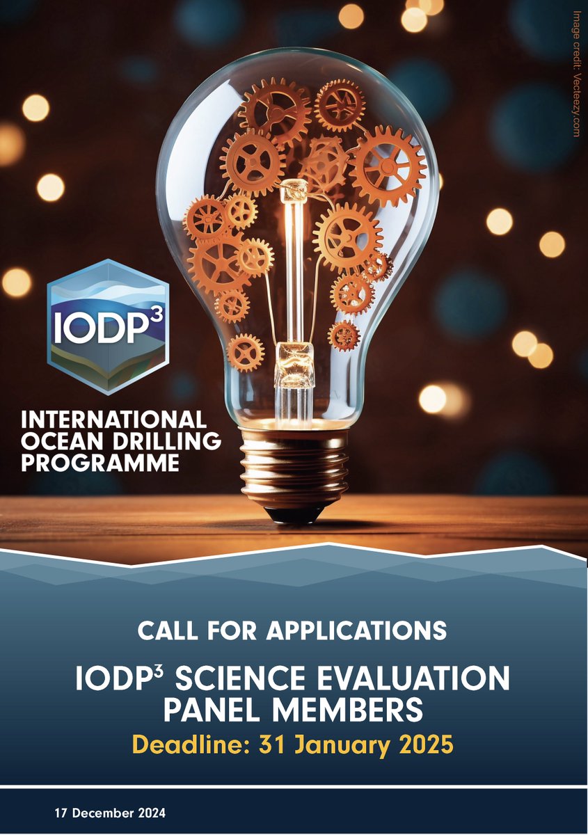 The Science Evaluation Panel (SEP) is central to the success of IODP3 and is responsible for the evaluation and selection of the best and most relevant proposals  for development of expedition schedules. Be a part of it iodp3.org/call-for-appli…