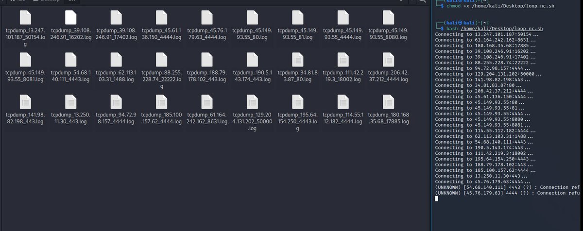 banthisguy9349's tweet photo. @dyingbreeds_ @DonPasci @RacWatchin8872 @DaveLikesMalwre @BlinkzSec we are harvesting all tcpdumps with #Netcat https://t.co/1YdoSbN2YY