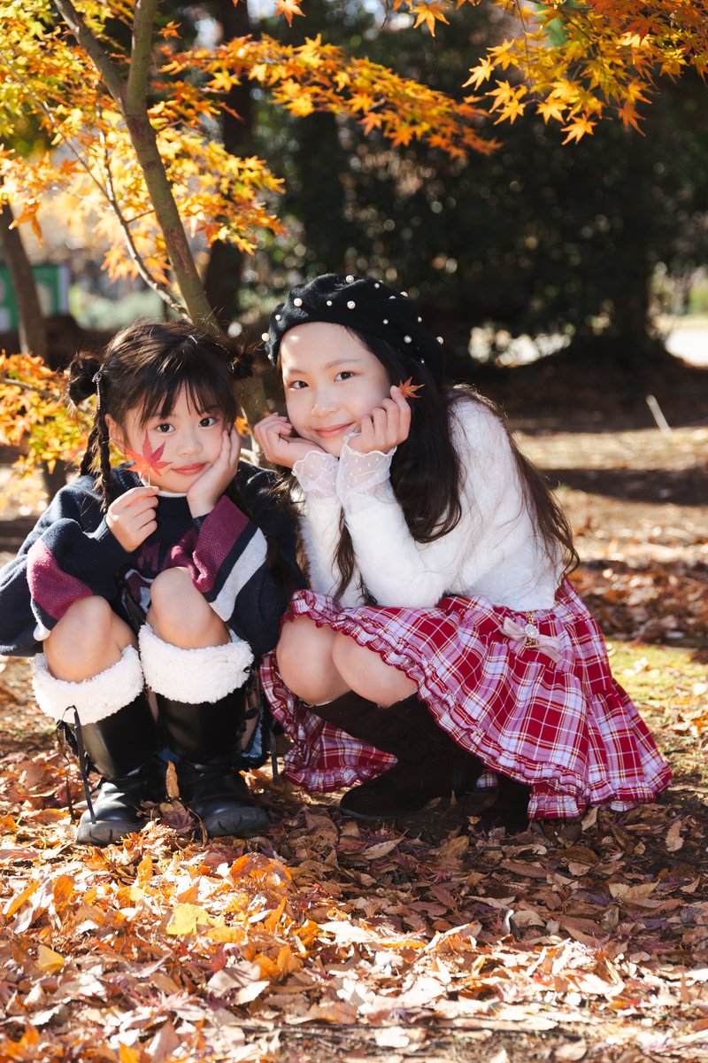masakuntd's tweet photo. 2024/12/15 猿江恩賜公園
セッション ペア撮🤗
左 あおいちゃん JS2
右 ななこちゃん JS3
＃シュガーバター撮影会 https://t.co/q2iamA75EV