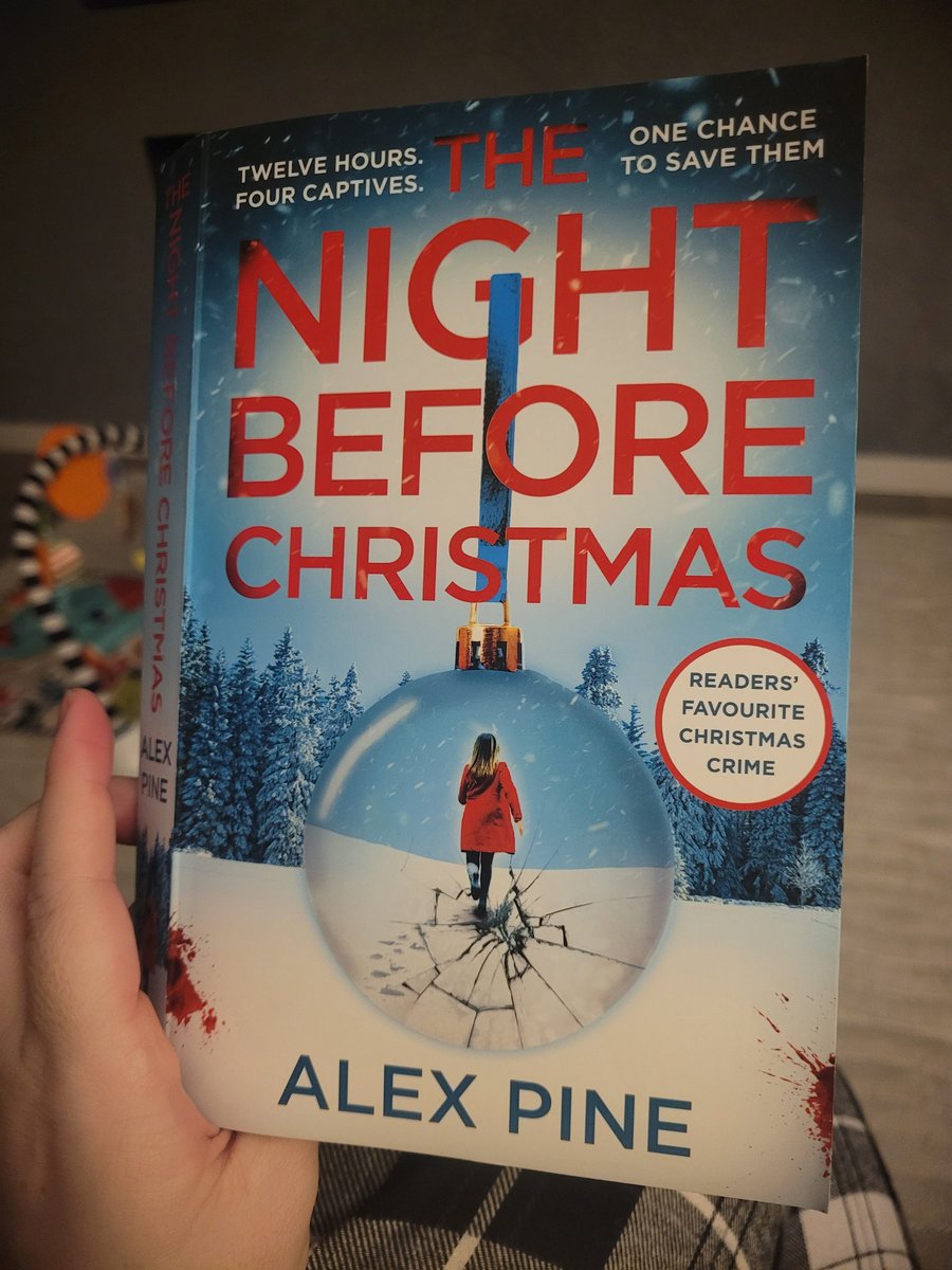 michellecolquh1's tweet photo. book 23 of 2024, The night before Christmas by #AlexPine. Never read a book by this author, a murder mystery at Christmas, im hooked #BookTwitter #readingcommunity#Bookworm #TheNightBeforeChristmas https://t.co/9q2oiOK2hx