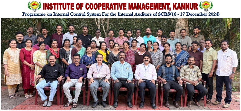 TrainingIcm's tweet photo. Programme on Internal Control System for the Internal Auditors of SCBs during 16-17 December 2024
#ministryofcooperation #NCCT #SahakarSeSamriddhi #icmkannur #EmpoweringCooperatives #internalauditortraining #internalauditors #internalaudit https://t.co/VW68xH0P9c