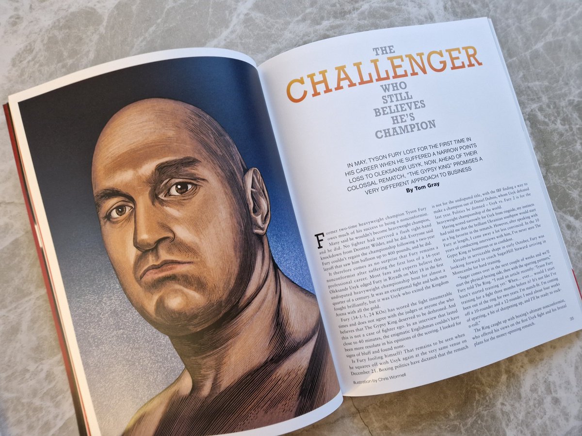 Tom Gray (@tom_gray_boxing) on Twitter photo ๐ In the latest PRINT issue of <a href="/ringmagazine/">Ring Magazine</a> (which is glorious), I speak with <a href="/Tyson_Fury/">TYSON FURY</a> about his superfight rematch with <a href="/usykaa/">Oleksandr Usyk</a>. Putting it mildly, the former champ was not at a loss for words! ๐ฎ <a href="/RingMagazine_/">The Ring Legacy</a> #boxing #UsykFury2 ๐บ๐ฆ๐ฅ๐ฌ๐ง ๐ In the latest PRINT issue of <a href="/ringmagazine/">Ring Magazine</a> (which is glorious), I speak with <a href="/Tyson_Fury/">TYSON FURY</a> about his superfight rematch with <a href="/usykaa/">Oleksandr Usyk</a>. Putting it mildly, the former champ was not at a loss for words! ๐ฎ <a href="/RingMagazine_/">The Ring Legacy</a> #boxing #UsykFury2 ๐บ๐ฆ๐ฅ๐ฌ๐ง