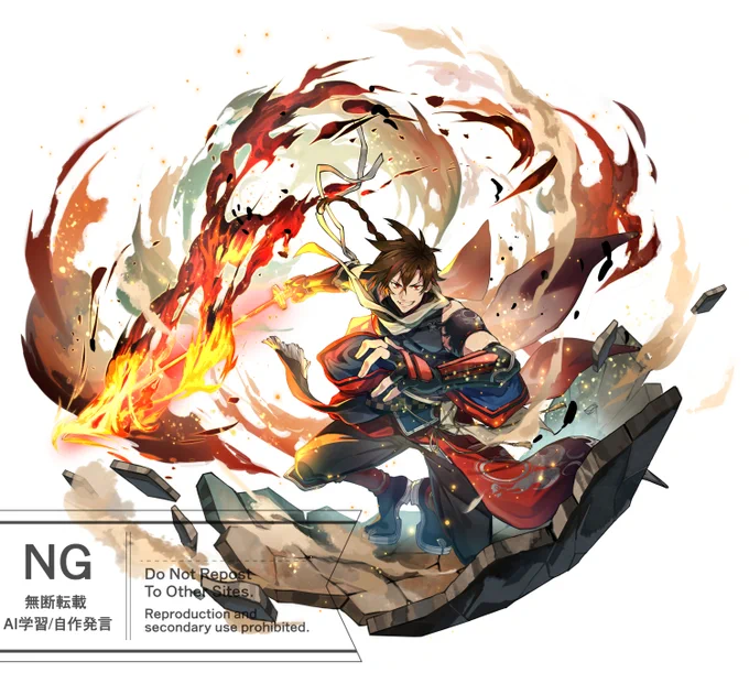 【お仕事告知】VTuber陽炎のヤツカ()様の・一枚イラスト・SDイラスト・三面図・武器設定資料を担当させていただきました。よろしくお願いしますー! 