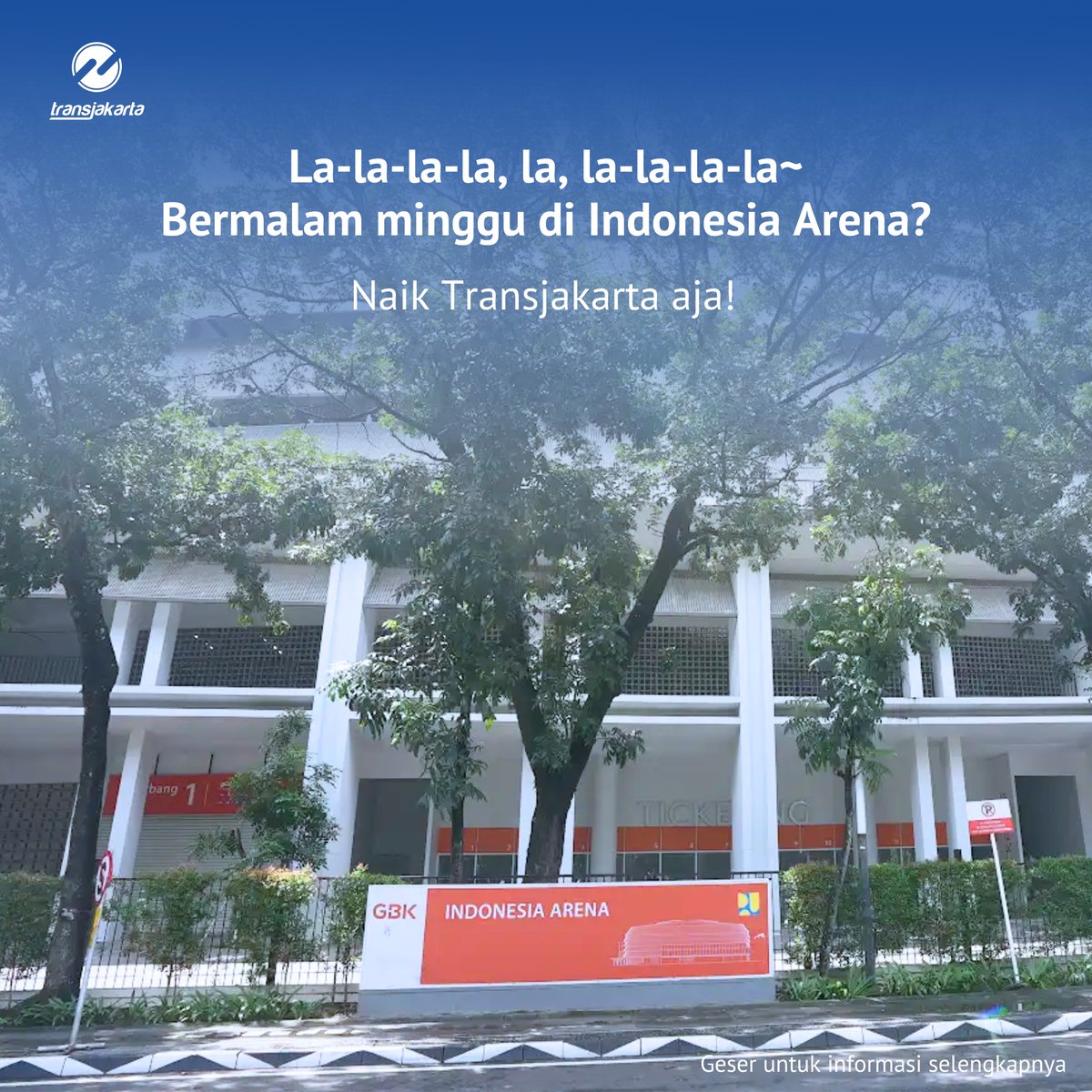 Sahabat TiJe, siapa nih yang akan bermalam mingguan nonton konser di kawasan Indonesia Arena?
