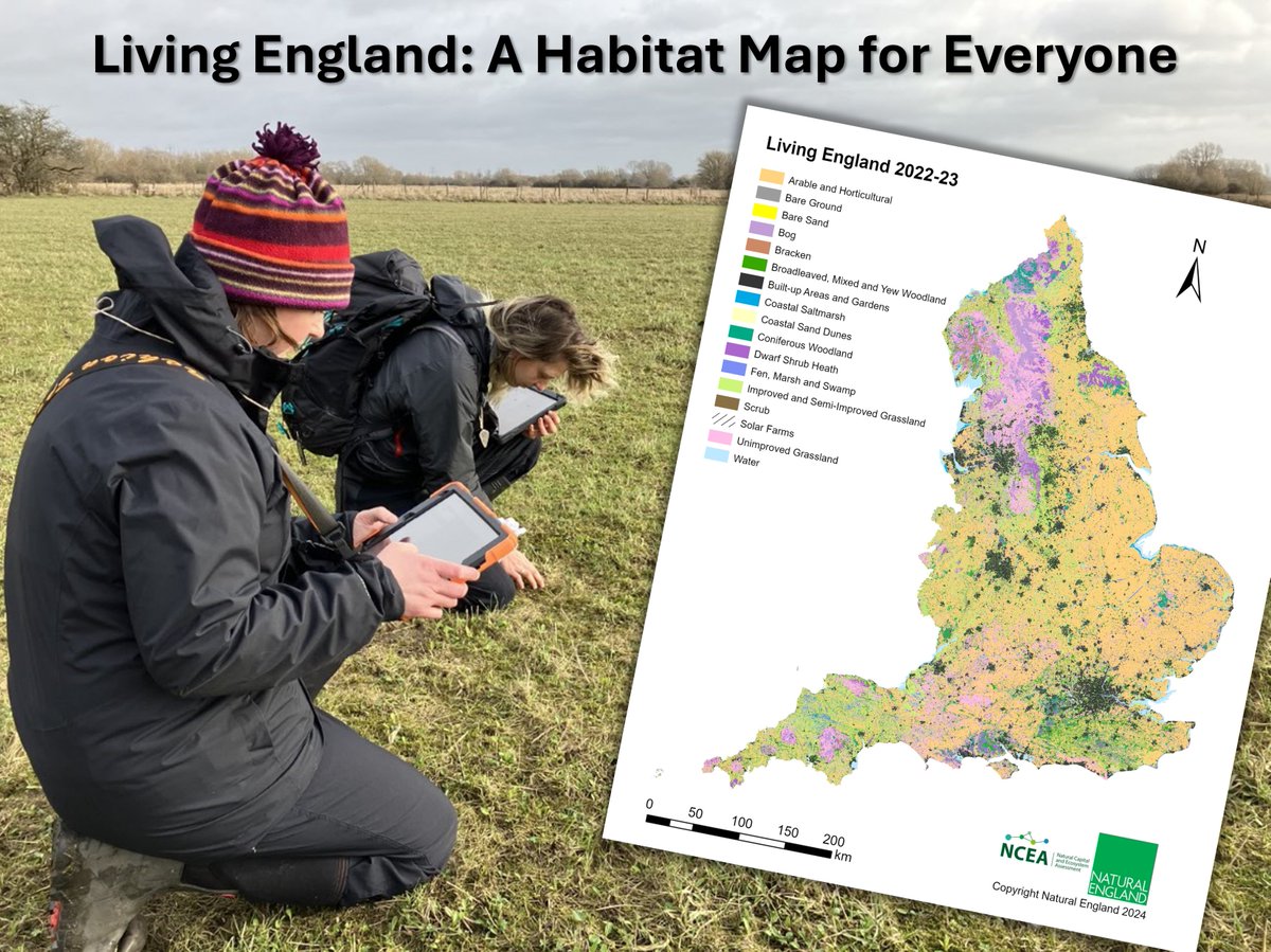 Want to know more about the Living England habitat map? Check out our blog post to find out how it’s made, what it’s used for, and what’s changed in the new version

defraenvironment.blog.gov.uk/2024/12/18/liv…