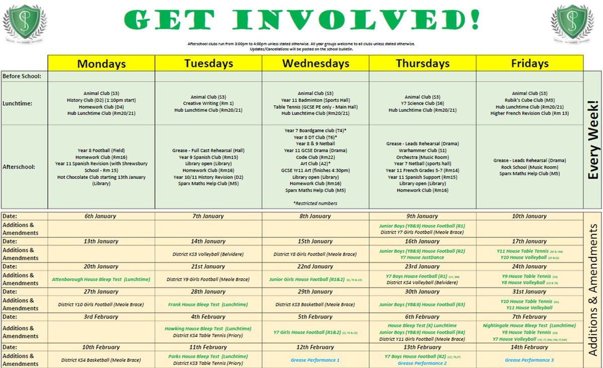 Spring 1 - Get Involved
