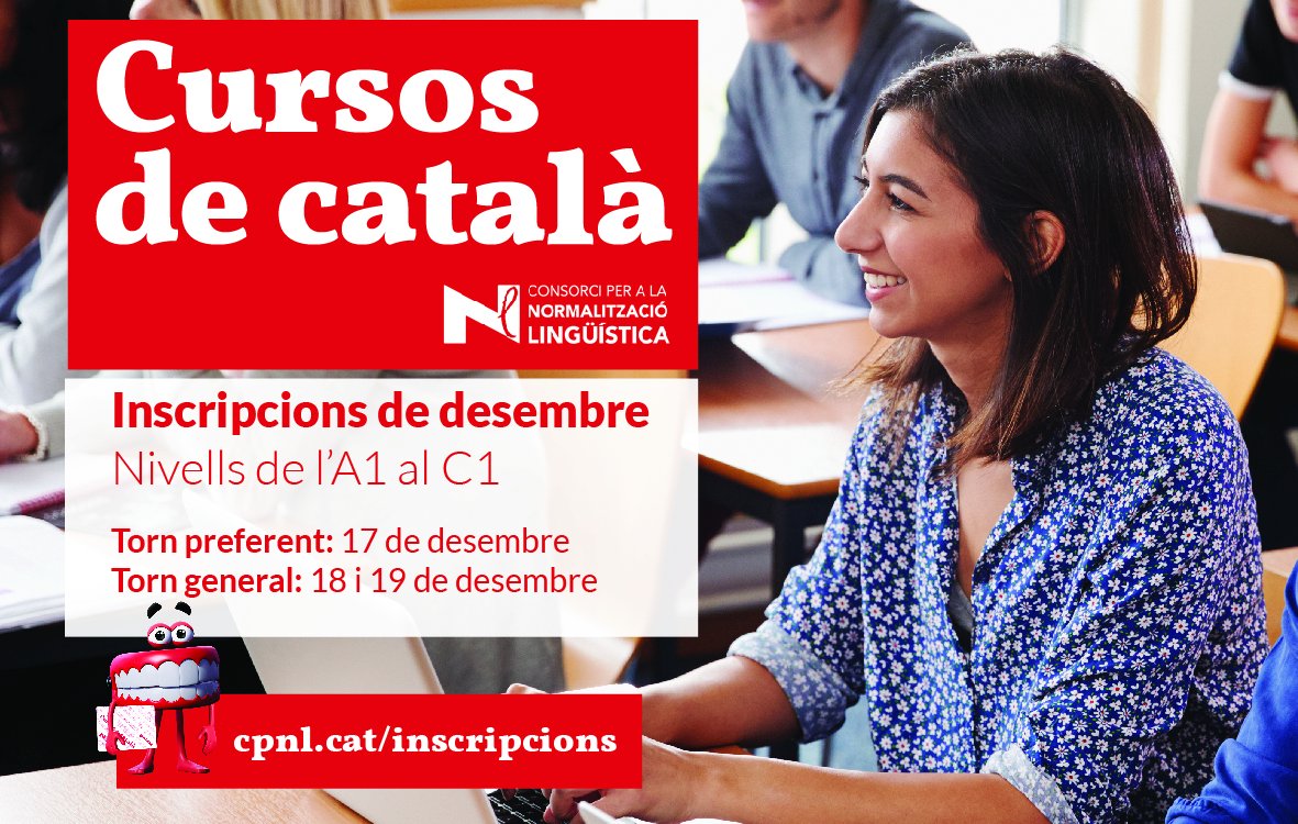 📢 A partir d'avui s'obren les inscripcions en torn general als cursos de català del <a href="/CNLGirona/">CNL de Girona</a>.

Consulteu aquí els cursos presencials programats al #Gironès:

➡️ cpnl.cat/xarxa/cnlgiron…