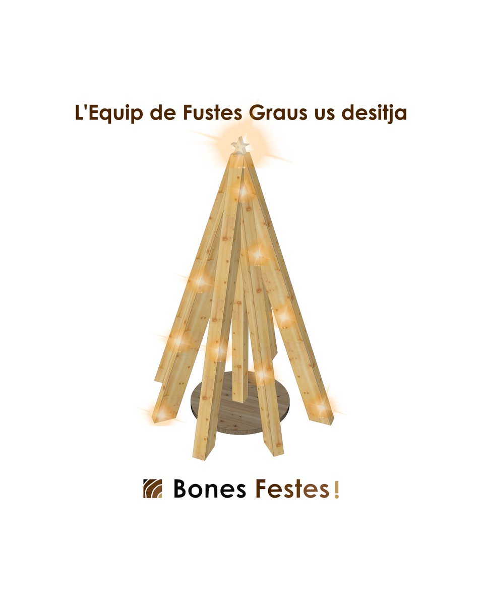 fustesgraus's tweet photo. ✨ L'Equip de Fustes Graus et desitja Bones Festes!

#TècnicsDeLaFusta https://t.co/2nQp4aYLy1